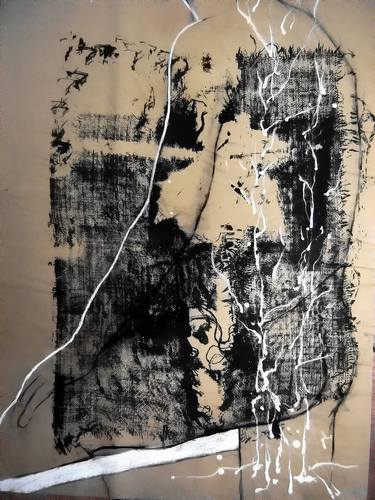 permeation ... monotypes, drawings, By Dora Bratelj thumb