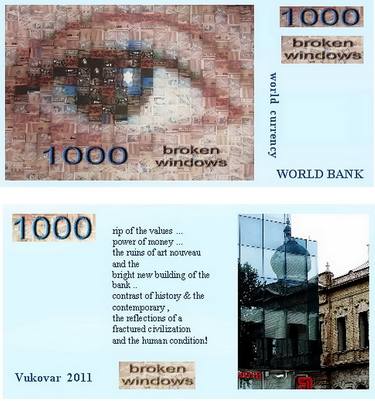 Currency as Space...1000 broken Windows, new media, by Dora Bratelj thumb