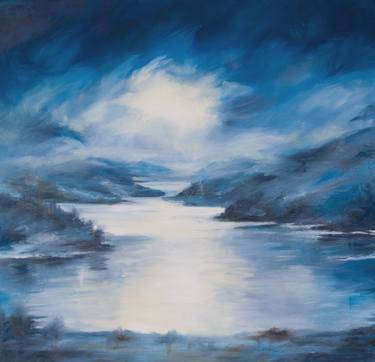 Original Expressionism Landscape Paintings by Kirsty O'Leary-Leeson