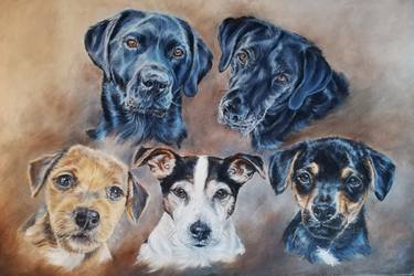 Original Fine Art Animal Paintings by Kirsty O'Leary-Leeson
