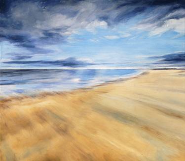 Print of Seascape Paintings by Kirsty O'Leary-Leeson