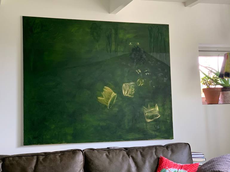 Original Expressionism Time Painting by Borg De Nobel