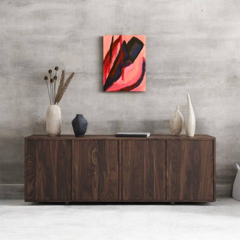 Original Abstract Expressionism Abstract Painting by Henry Diaz