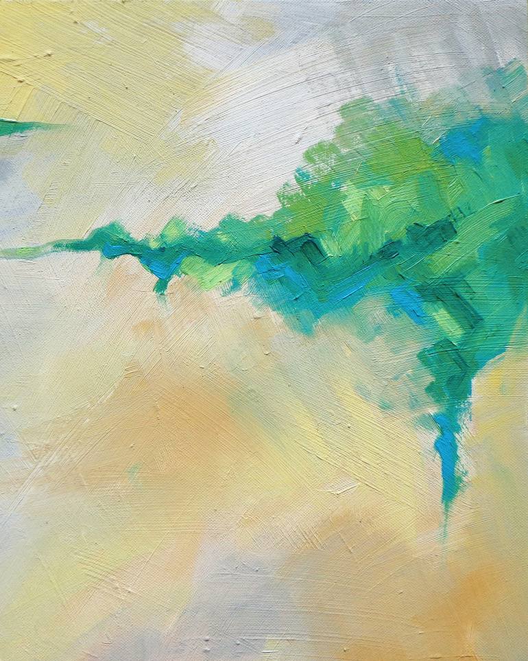 Original Impressionism Abstract Painting by Margarita Doseva