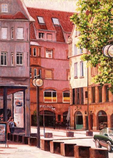 Original Contemporary Cities Paintings by Richard Mierniczak