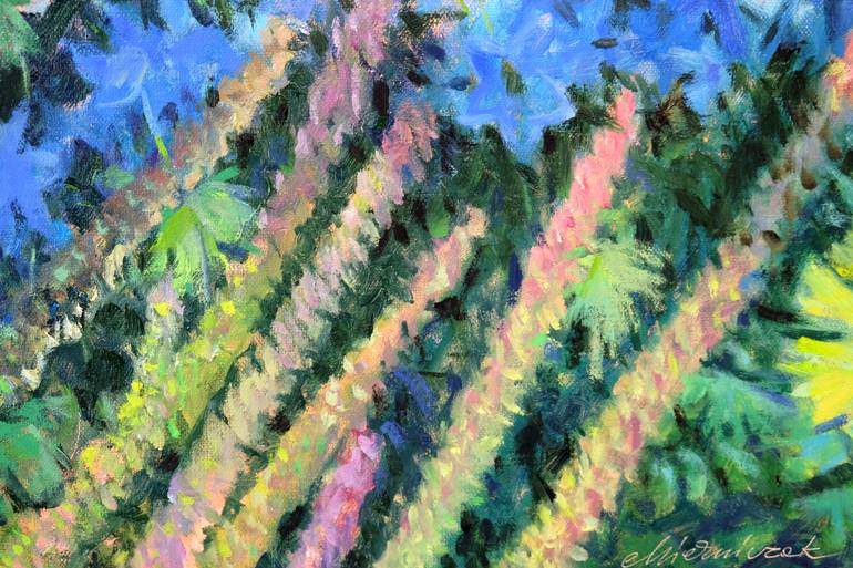 Original Impressionism Floral Painting by Richard Mierniczak