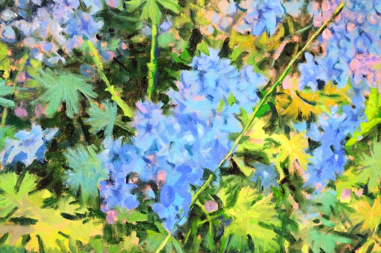Original Impressionism Floral Painting by Richard Mierniczak