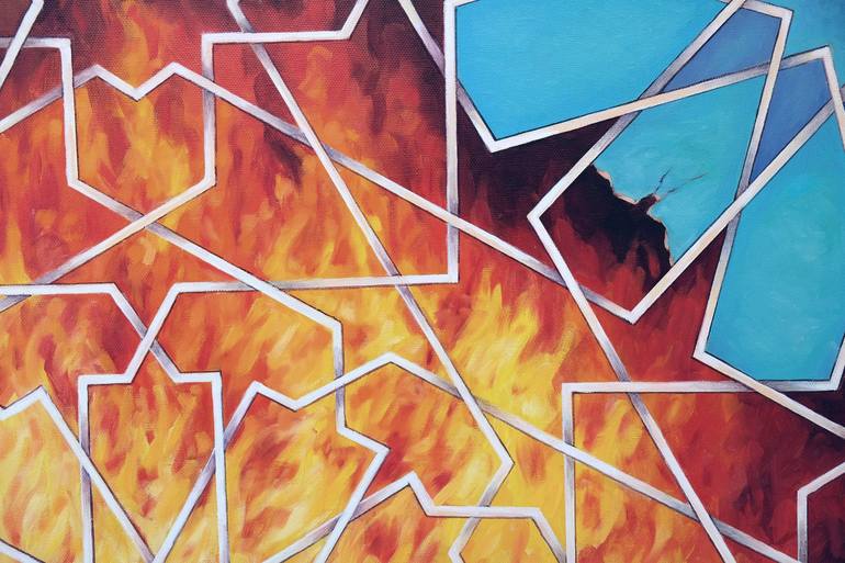 Original Symbolism Religion Painting by Richard Mierniczak
