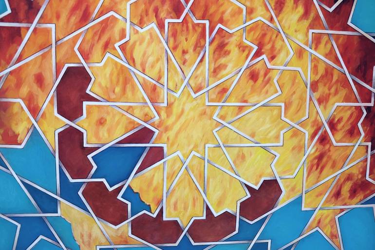 Original Symbolism Religion Painting by Richard Mierniczak