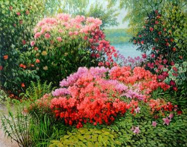Original Impressionism Landscape Painting by Richard Mierniczak