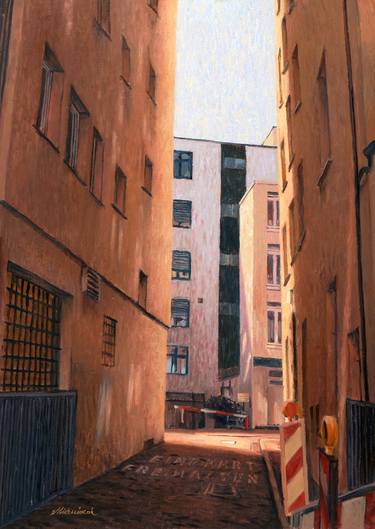 Original Realism Cities Paintings by Richard Mierniczak