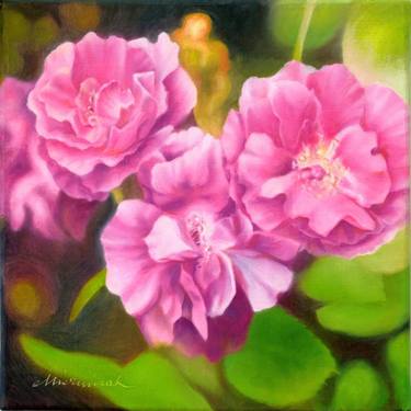 Original Fine Art Floral Paintings by Richard Mierniczak