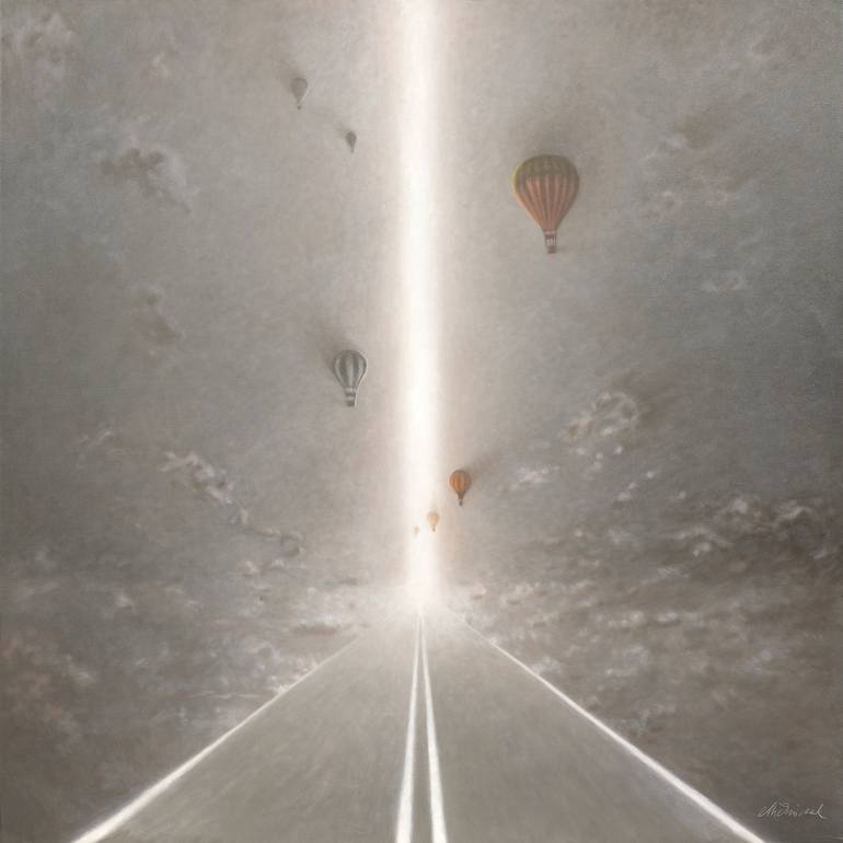 Original Fantasy Painting by Richard Mierniczak | Illustration Art on Canvas | The last way?