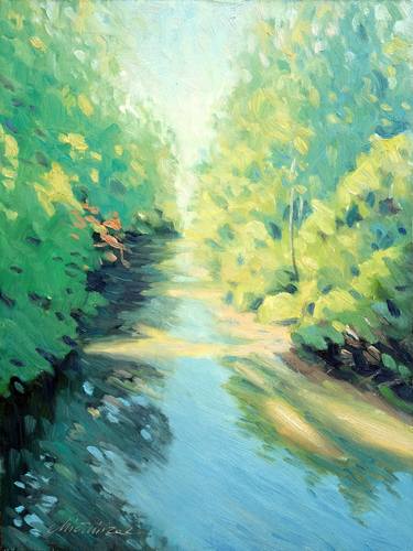 Original Impressionism Landscape Paintings by Richard Mierniczak