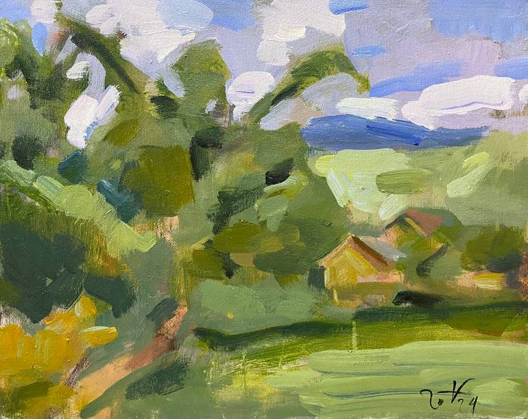 scenery 3 Painting by Artist Chu Van | Saatchi Art
