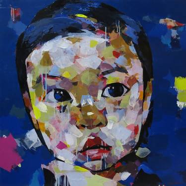 Original Modern Portrait Paintings by Artist Chu Van