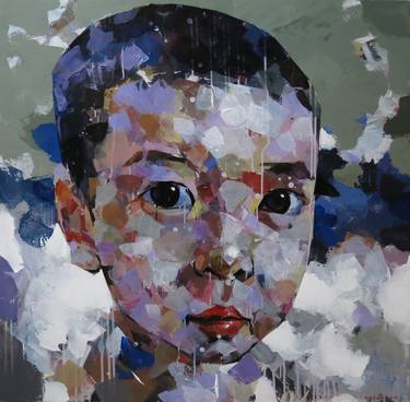 Print of Portrait Paintings by artist Chu Van