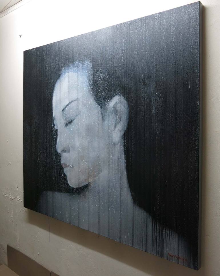 Original Modern Portrait Painting by artist Chu Van