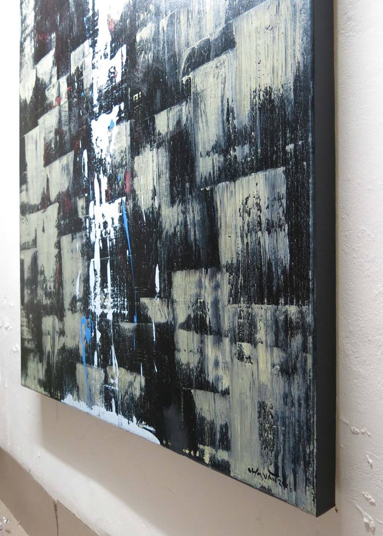 Original Abstract Painting by artist Chu Van