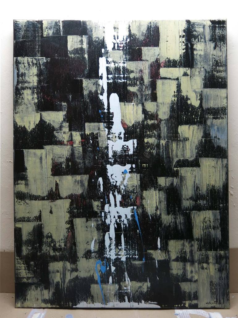 Original Abstract Painting by artist Chu Van