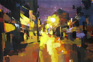 Original Modern Landscape Paintings by artist Chu Van