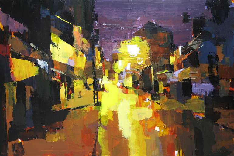 Print of Modern Landscape Paintings by Artist Chu Van