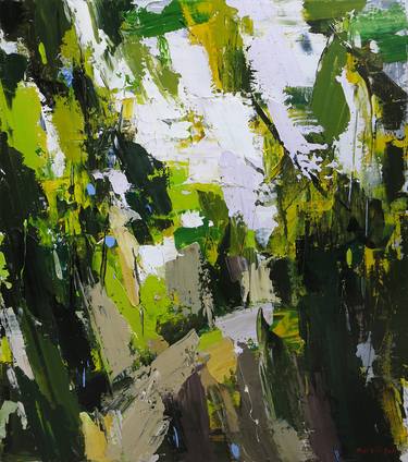 Original Abstract Landscape Paintings by artist Chu Van