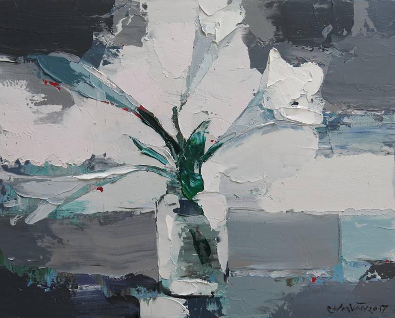 Print of Modern Still Life Paintings by Artist Chu Van