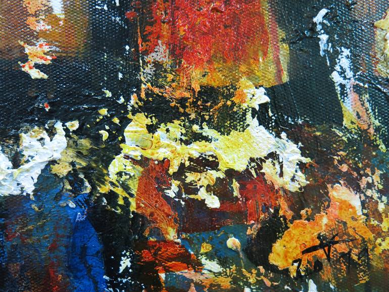 Original Abstract Painting by Artist Chu Van