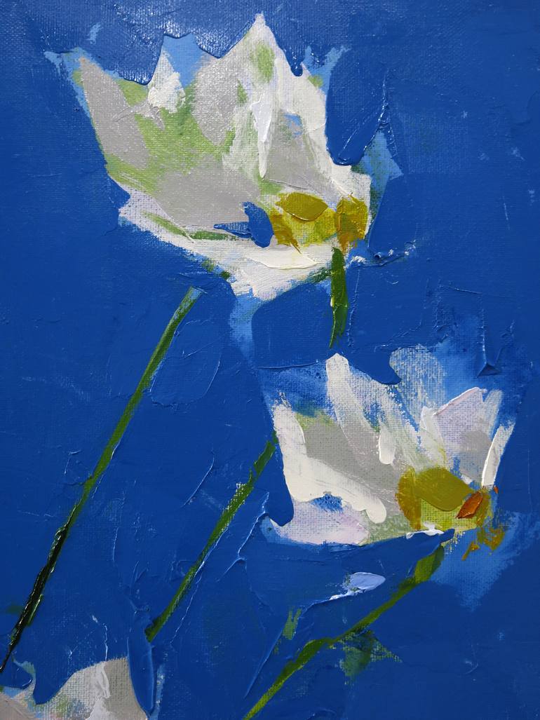 Original Modernism Still Life Painting by Artist Chu Van