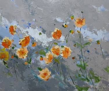 Original Garden Paintings by artist Chu Van