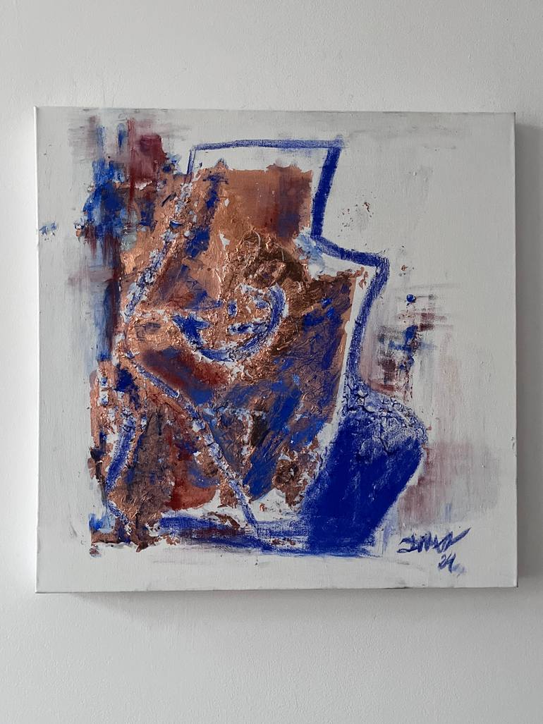 Original Contemporary Abstract Mixed Media by Dominika Nika Blazek