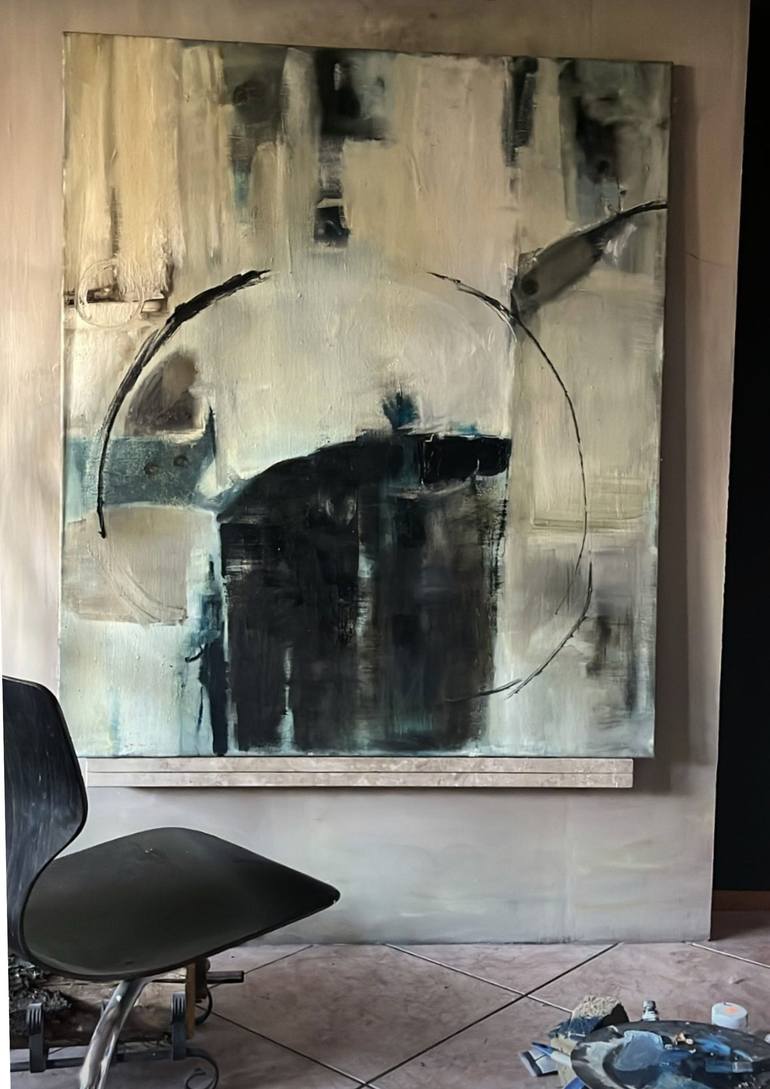 Original Contemporary Abstract Painting by DOMINIKA NIKI BLAZEK