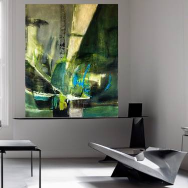 Original Abstract Expressionism Abstract Paintings by DOMINIKA NIKI BLAZEK