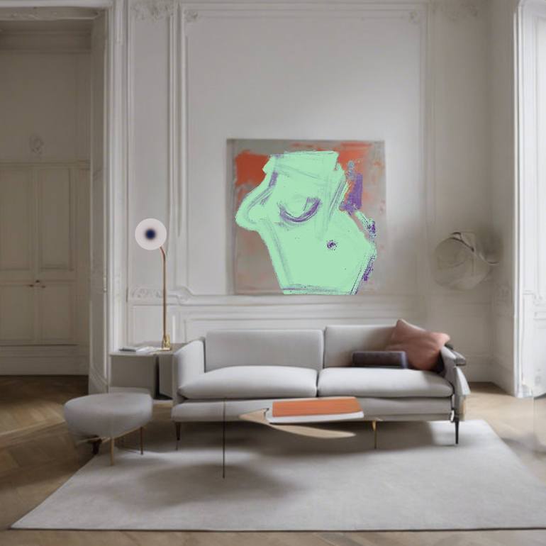 Original Contemporary Abstract Mixed Media by Dominika Nika Blazek