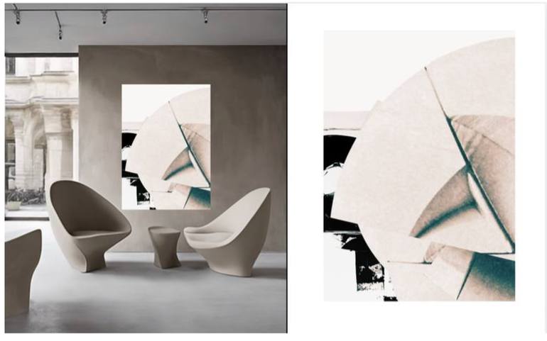 Original Contemporary Abstract Mixed Media by Dominika Nika Blazek