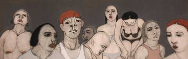 Original Expressionism People Paintings by Joyce Kubat