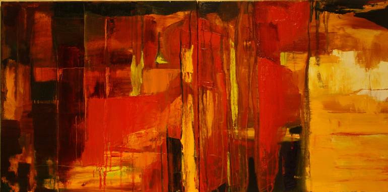 Print of Abstract Painting by Judith Tutin