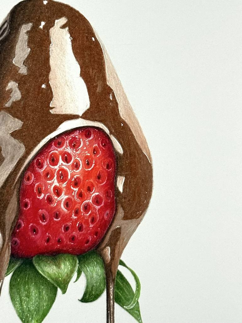 Original Realism Food & Drink Drawing by Manuel Reartes