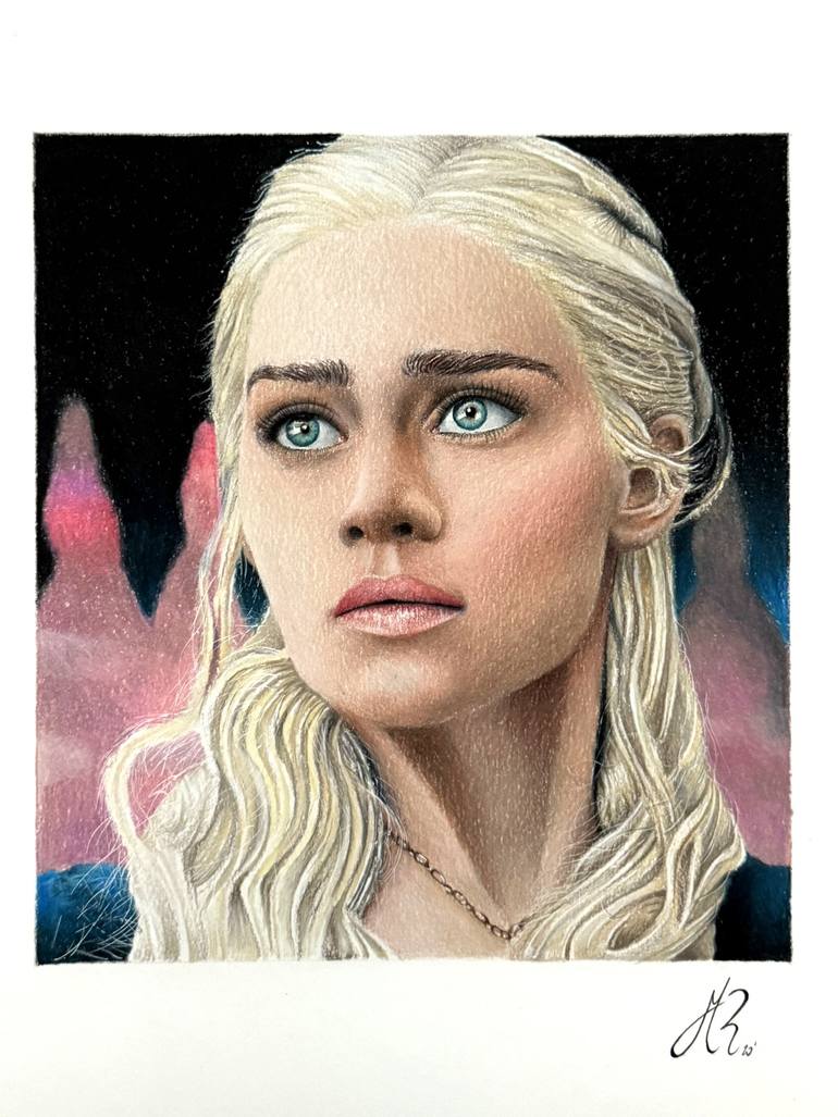 Original Realism Pop Culture/Celebrity Drawing by Manuel Reartes