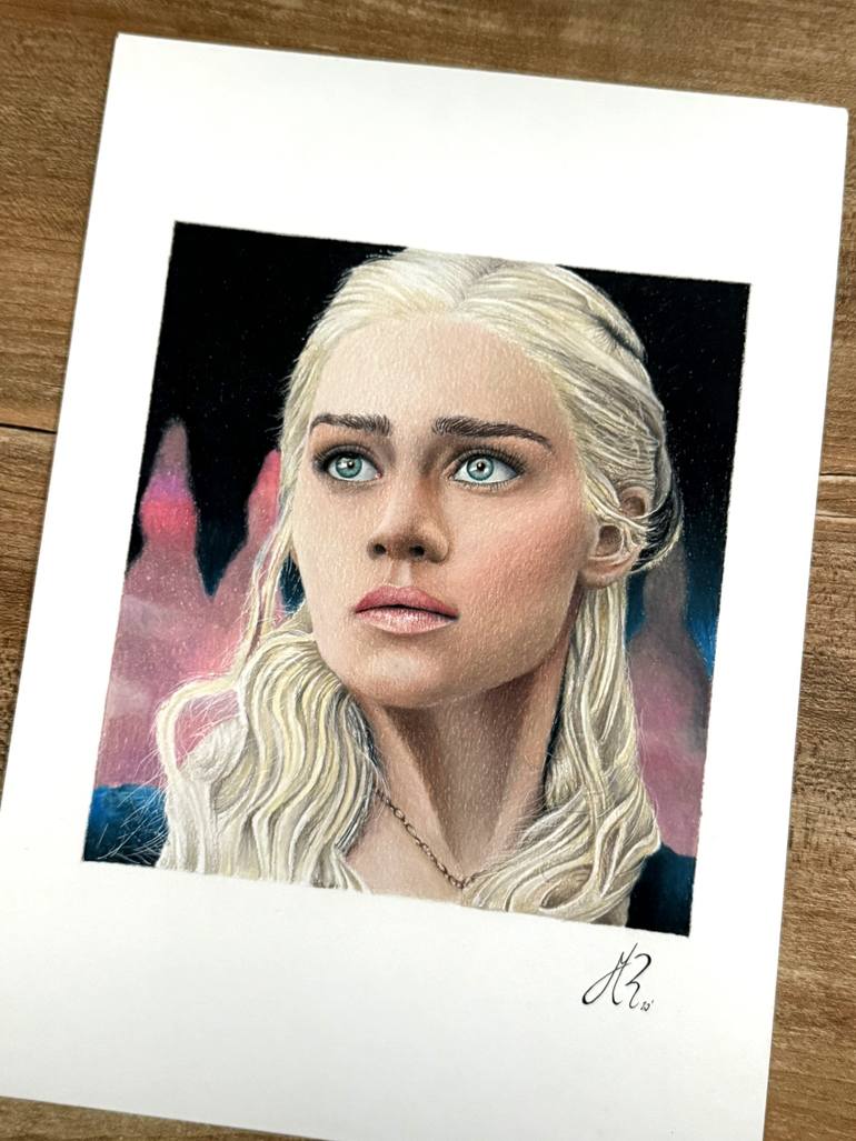 Original Realism Pop Culture/Celebrity Drawing by Manuel Reartes