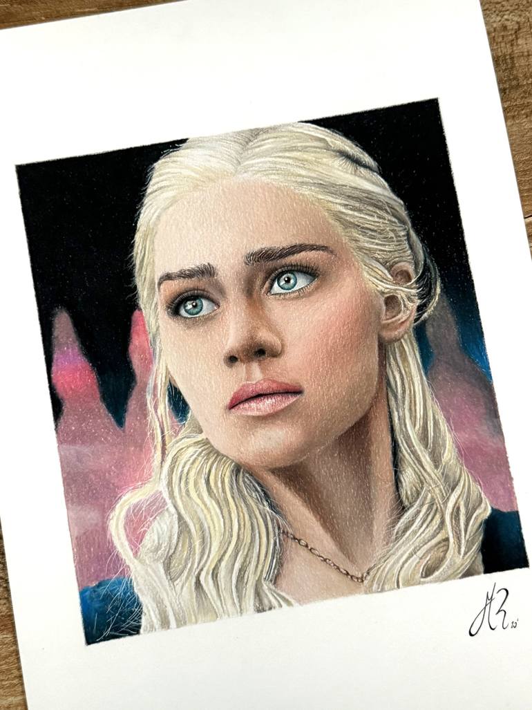 Original Realism Pop Culture/Celebrity Drawing by Manuel Reartes