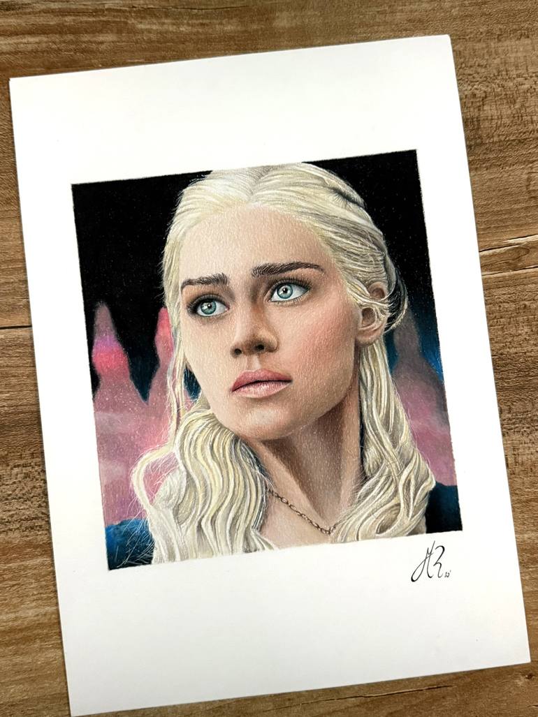Original Realism Pop Culture/Celebrity Drawing by Manuel Reartes