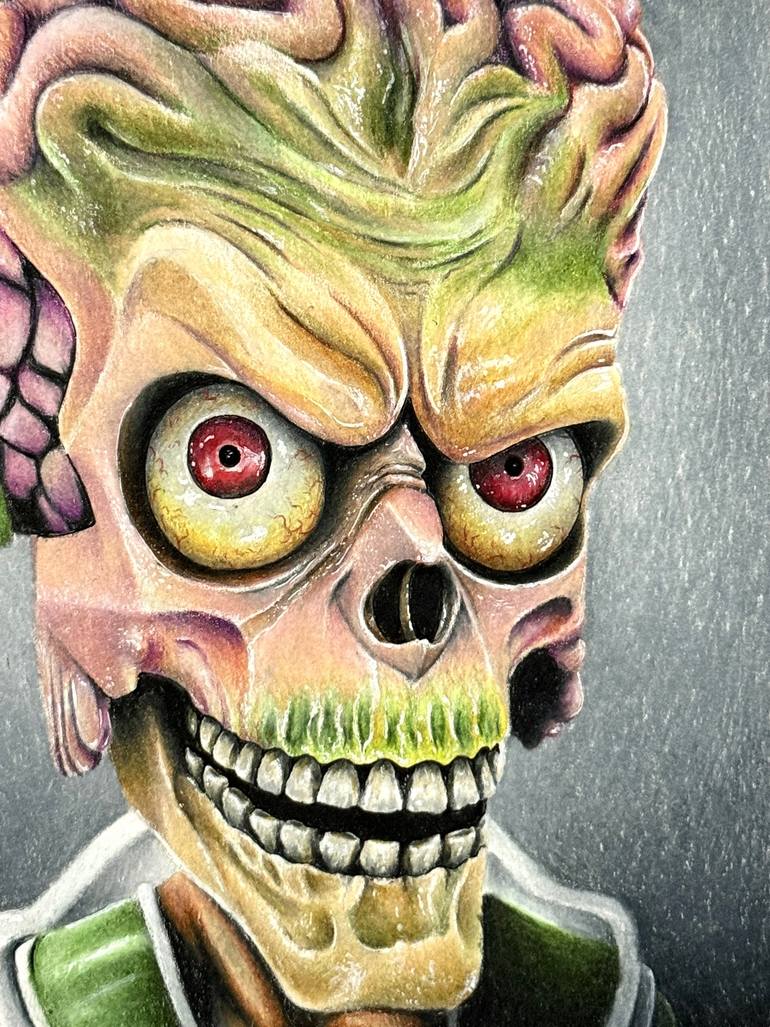 Original Photorealism Pop Culture/Celebrity Drawing by Manuel Reartes