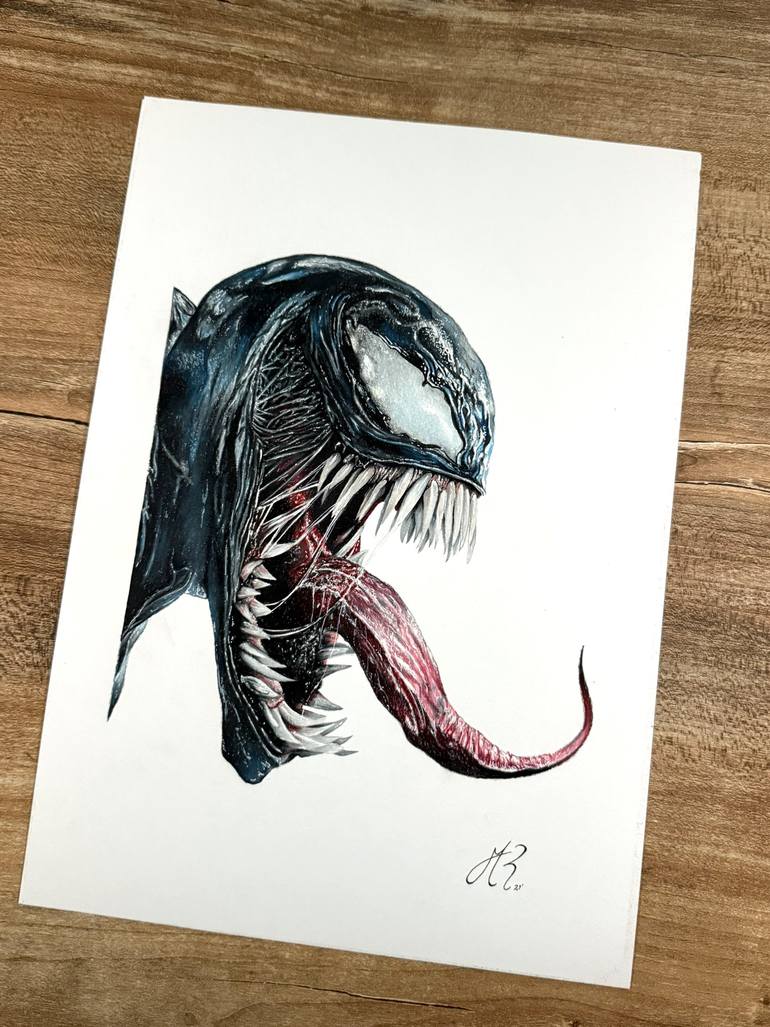 Original Photorealism Pop Culture/Celebrity Drawing by Manuel Reartes