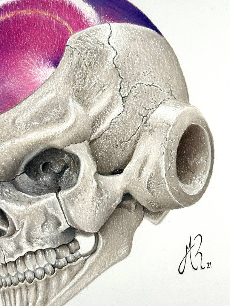 Original Photorealism Pop Culture/Celebrity Drawing by Manuel Reartes