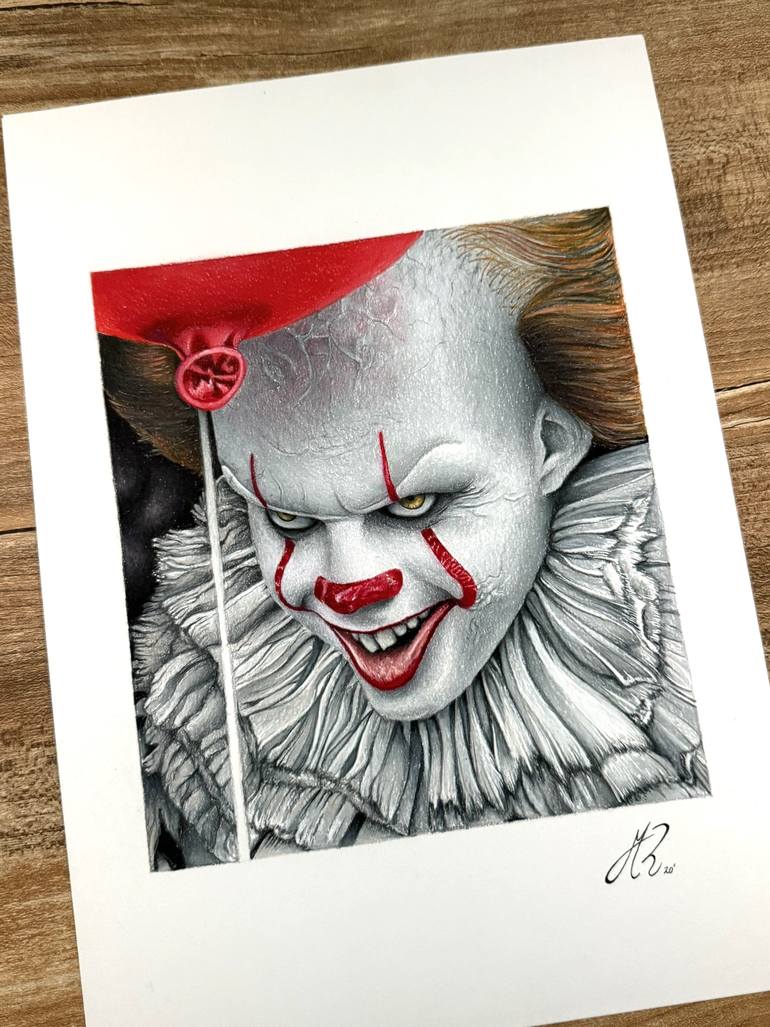 Original Photorealism Pop Culture/Celebrity Drawing by Manuel Reartes