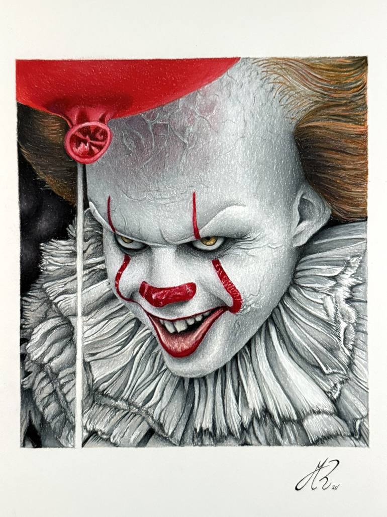 Original Photorealism Pop Culture/Celebrity Drawing by Manuel Reartes