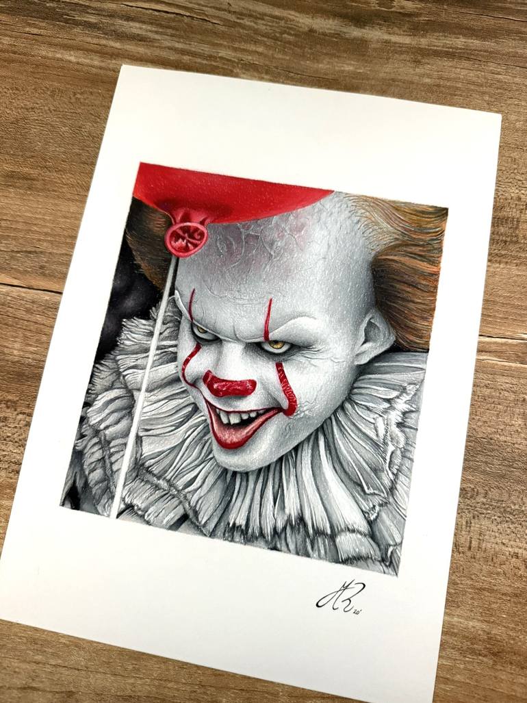 Original Photorealism Pop Culture/Celebrity Drawing by Manuel Reartes
