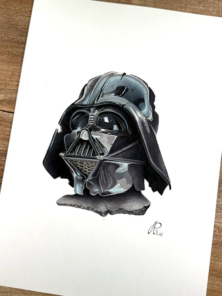 Original Photorealism Pop Culture/Celebrity Drawing by Manuel Reartes